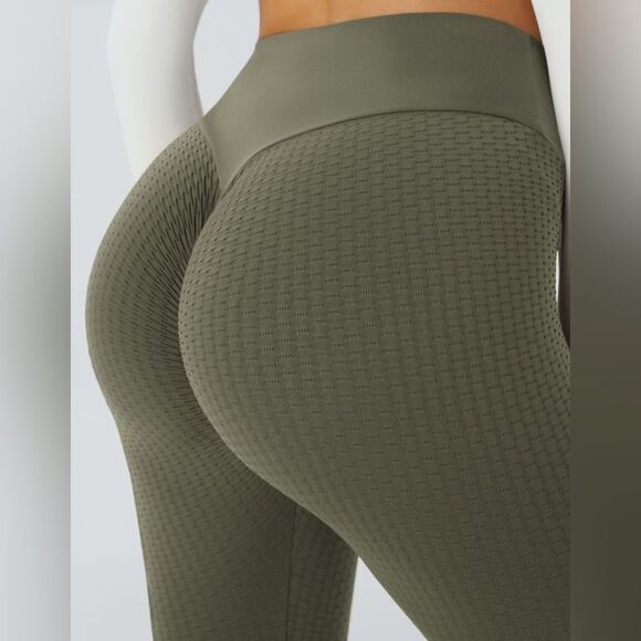 Halara Seamless Flow High Waisted Jacquard Butt Lifting Leggings, S NWT - Picture 2 of 12